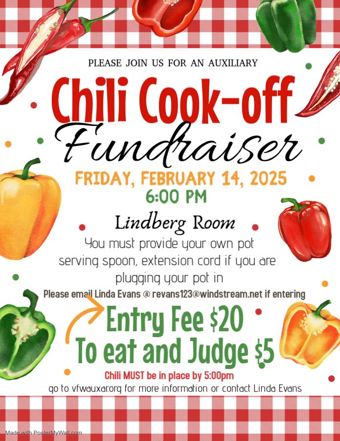 Mid-Winter Auxiliary Chili Cookoff